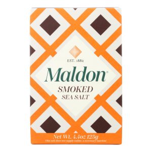 Maldon Flakes - Smoked Sea Salt - Case of 6 - 4.4 oz.