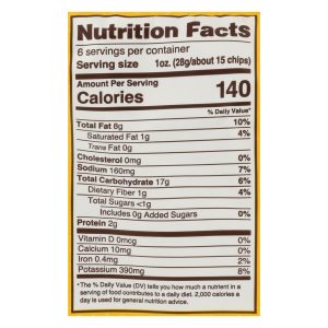 Uglies - Pot Chips Ched&sour Cream - Case of 12-6 OZ