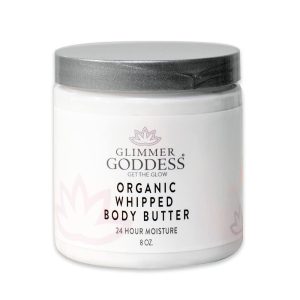 Organic Whipped Body Butter  Strawberries&Cream Vegan 24 Hr Hydration Less Stretch Marks All Skin Types Child Safe Organic 8 oz