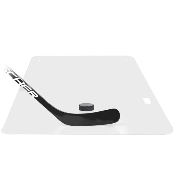 Shooting Pad for Puck Rebounder 30 x 60   Synthetic Ice Mat with Passer Compatibility Training Aid for Off Ice Shooting Passing and Stickhandling Skill Practices