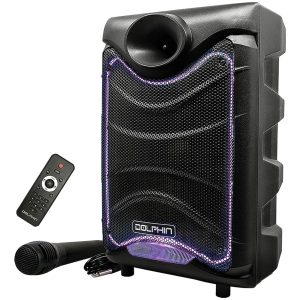 Dolphin Audio SP-850RBT 8-Inch Bluetooth Rechargeable Party Speaker
